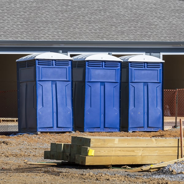 how do i determine the correct number of porta potties necessary for my event in Grahamsville